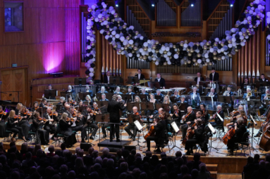 zdjęcie Orkiestry Symfonicznej FP grającej koncert karnawałowy