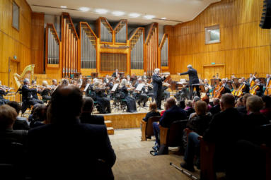 orkiestra symfoniczna FP na estradzie